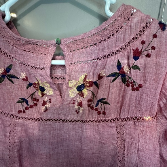 Umgee :Women’s Pink with flowers Dress-Size Medium - Picture 3 of 5